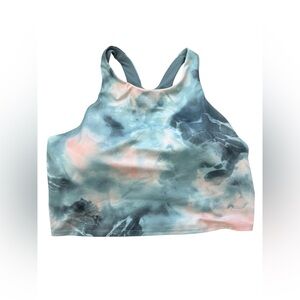 Athleta Conscious Crop Top/Sports Bra Multicolor SZ 2X